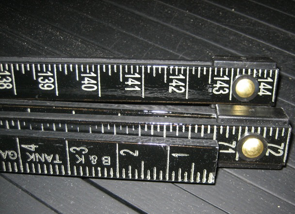 Upgaded Oil Tank Measuing Stick, 10 Fold To 78" Tank Gauge