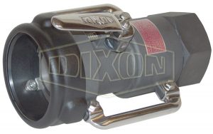 Dixon Bayonet Style Dry Disconnect Straight Swivel Coupler x Female NPT
