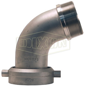 Stainless Steel Railroad Tank Car Connection Male NPT Elbow