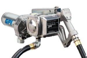 GPI® M-150S Electric Gear Pump/FM-200 Mechanical Liter Meter Combo, Manual Nozzle