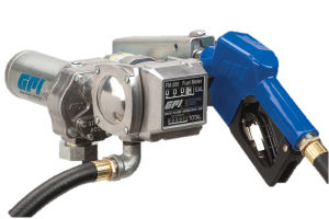GPI® M-150S Electric Gear Pump/FM-200 Mechanical Gallon Fuel Meter Combo, Automatic Nozzle