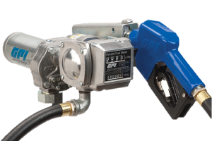GPI® M-150S Electric Gear Pump/FM-200 Mechanical Liter Fuel Meter Combo, Automatic Nozzle