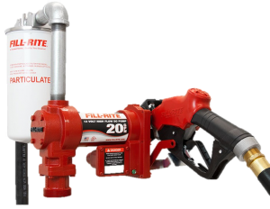 Fill Rite FR4210GBFQ 12 Volt DC High Flow Pump with Hose, Hi-Flo Automatic Nozzle and Filter