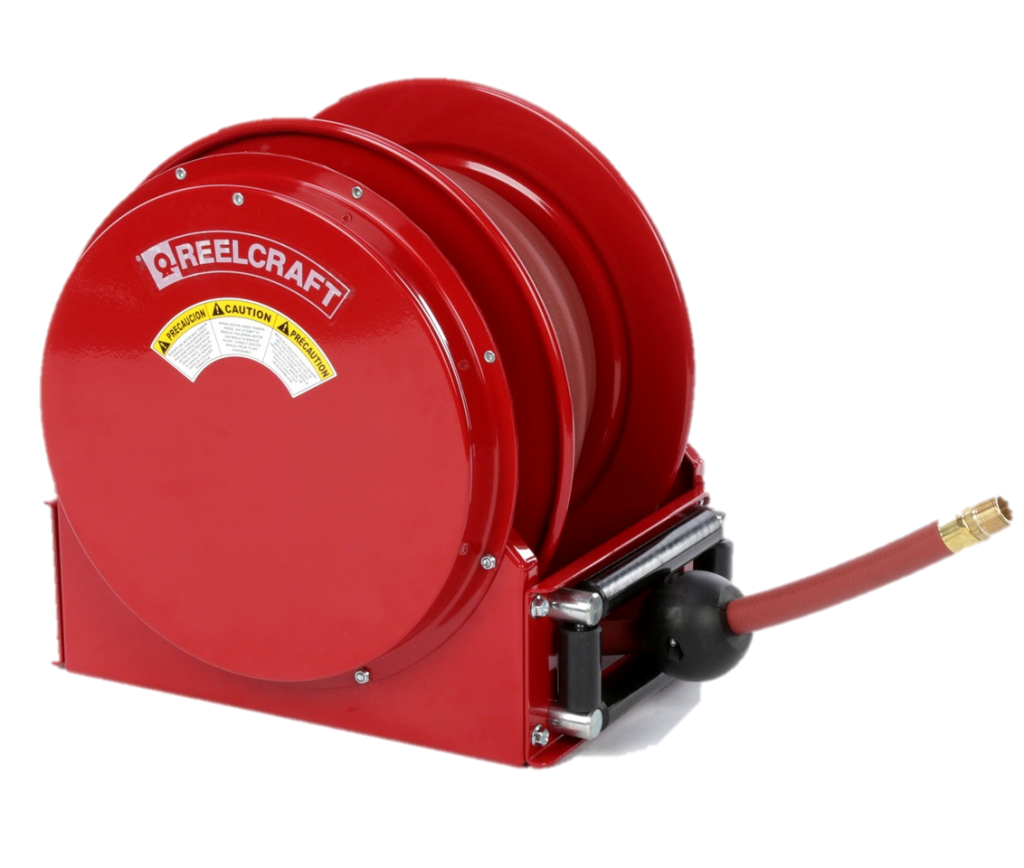 Reelcraft 3/4" NPT 35' Low Profile Fuel Hose Reel w/ Hose National