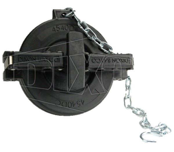 Dixon Bayco 4" Cam & Groove Dust Cap with Chain National Petroleum