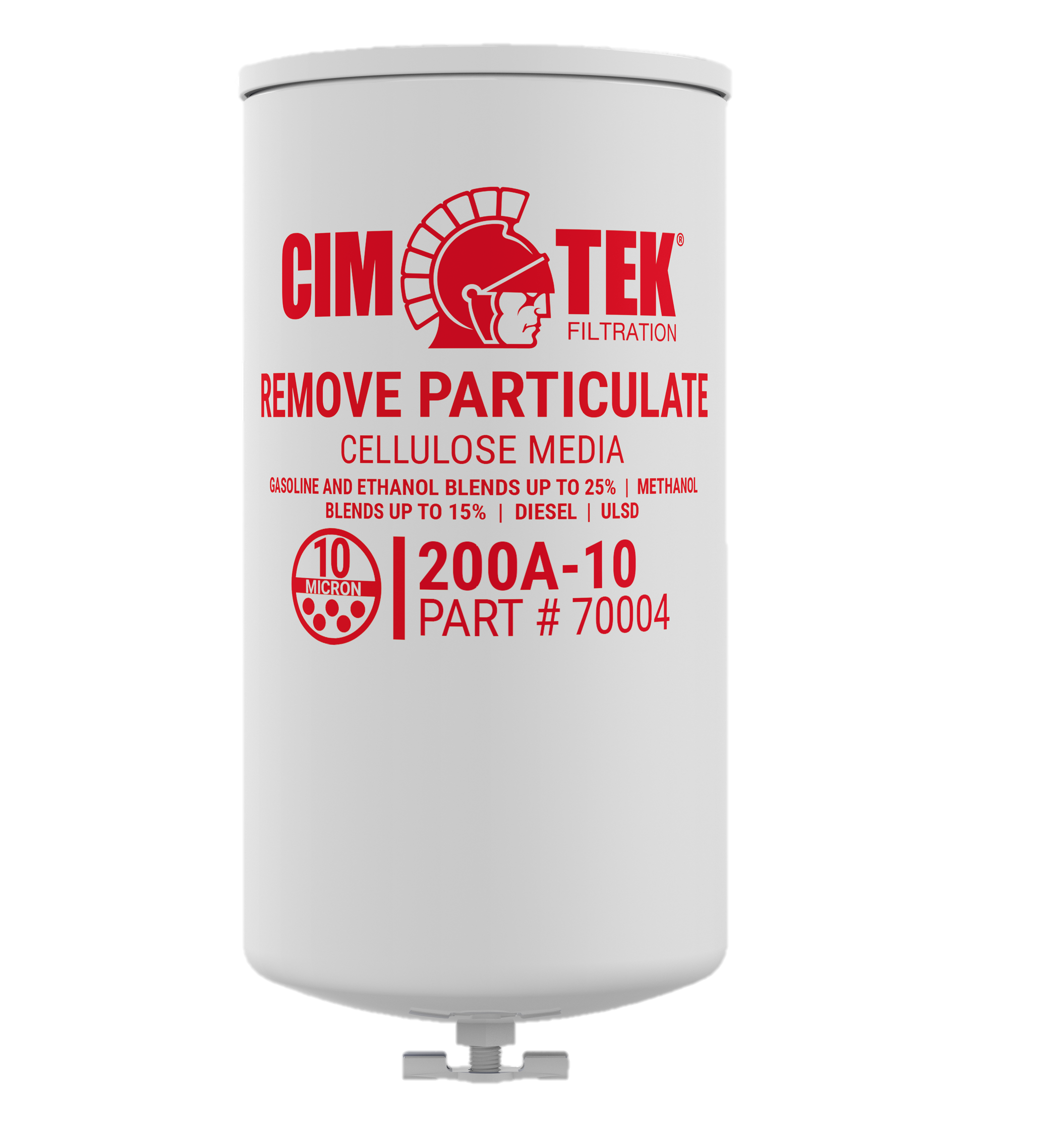 CimTek 200A10 1" Particulate Filter w/ Drain National Petroleum