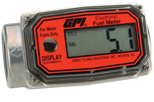 GPI 01A31GMME 01A Red Turbine Methanol Meter