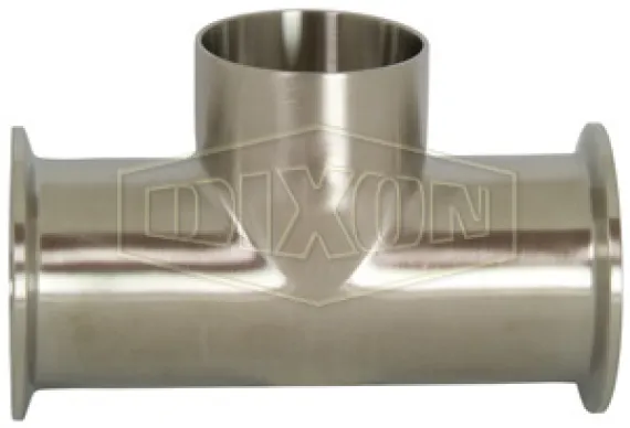 Dixon Valve B7MMW-G200 - Polished Clamp Run x Weld Branch Tee ...